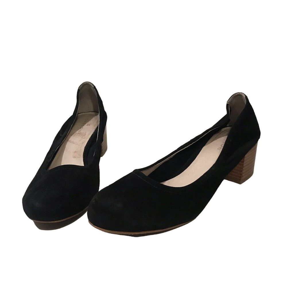 Caslon Black‎ Suede Block Heels Chunky 7.5M